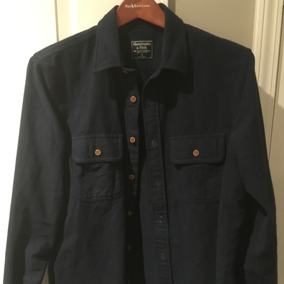 Men's flannel Abercrombie button up - Picture 1 of 4